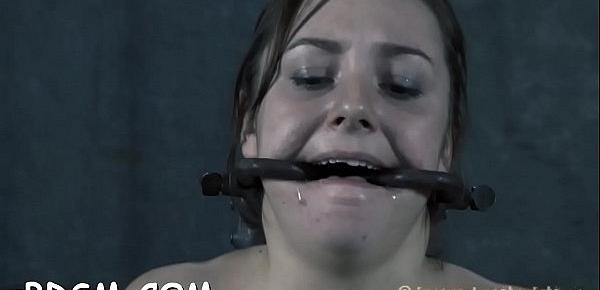  Sweetheart is tortured with shocking sextoys and jugs weight balls